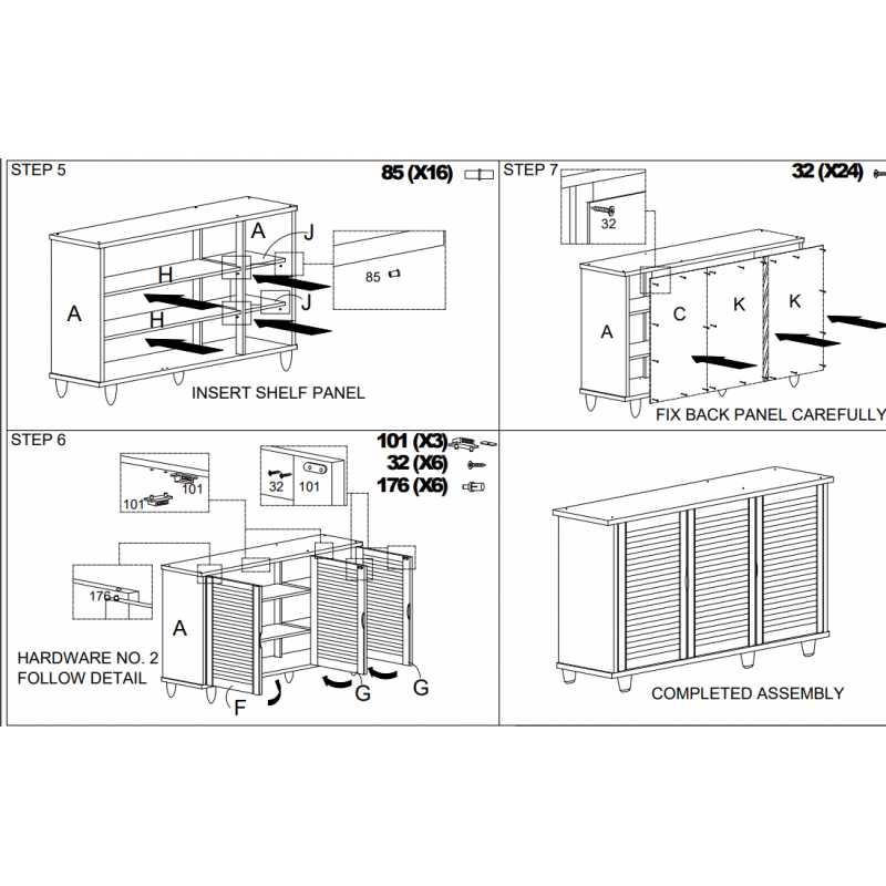Ξύλινη τρίφυλλη παπουτσοθήκη σε φυσική απόχρωση 110x33x77 εκ