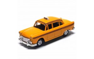 Διακοσμητική μινιτούρα ταξί ξύστρα σε κίτρινο χρώμα 9x4x3 εκ