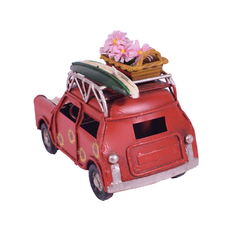 Μεταλλικό αυτοκίνητο mini μινιατούρα κόκκινο 11 εκ