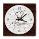 Bon appetit ρολόι χειροποίητο τοίχου ξύλινο