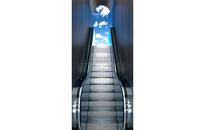 Φωτοταπετσαρία πόρτας -  Escalator 70X210 εκ