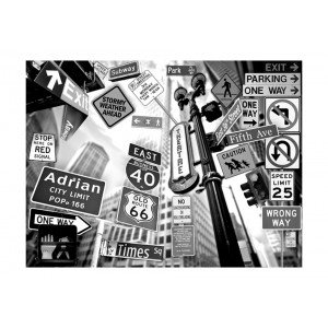 Φωτοταπετσαρία - All roads lead to Manhattan 200x154 εκ