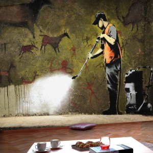 Φωτοταπετσαρία - Banksy - Cave Painting