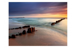 Φωτοταπετσαρία - beach - sunrise 200x154 εκ