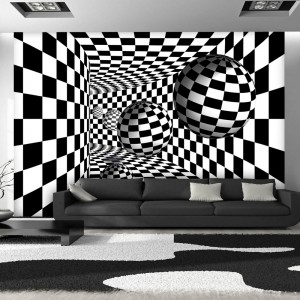 Φωτοταπετσαρία - Black & White Corridor