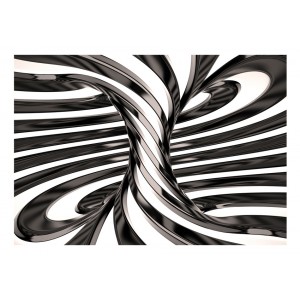 Φωτοταπετσαρία - Black and white swirl 200x154 εκ