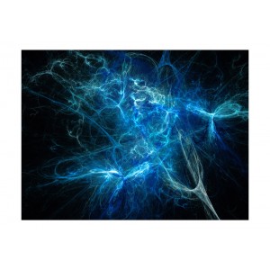 Φωτοταπετσαρία - Blue lightning bolts 200x154 εκ
