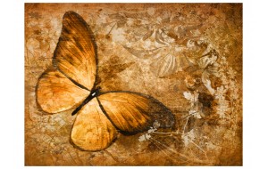 Φωτοταπετσαρία - butterfly (sepia) 200x154 εκ