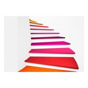 Φωτοταπετσαρία - Colorful stairs