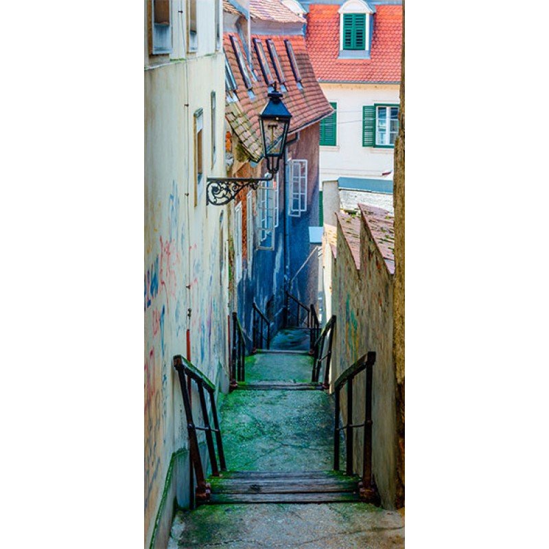 Φωτοταπετσαρία πόρτας - Croatian Alley 70X210 εκ