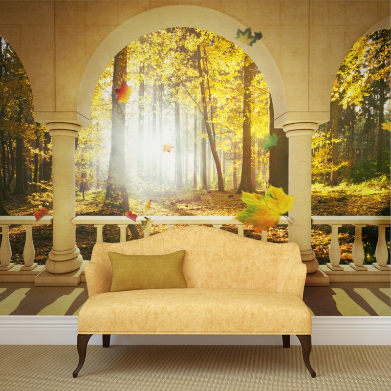 Φωτοταπετσαρία - Dream about autumnal forest 200x154 εκ