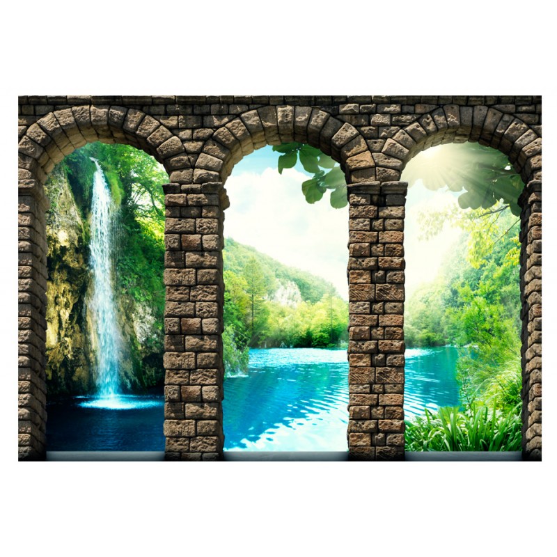Φωτοταπετσαρία - Mysterious waterfall