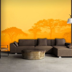 Φωτοταπετσαρία - Orange savanna 200x154 εκ