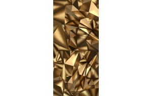 Φωτοταπετσαρία πόρτας - Photo wallpaper - Golden Geometry I 70X210 εκ