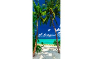 Φωτοταπετσαρία πόρτας - Photo wallpaper - Island, beach I 70X210 εκ