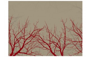 Φωτοταπετσαρία - Red-hot branches 200x154 εκ
