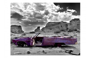 Φωτοταπετσαρία - Retro car on the Colorado Desert 200x154 εκ
