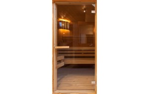Φωτοταπετσαρία πόρτας - Sauna  70X210 εκ