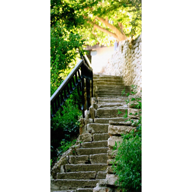 Φωτοταπετσαρία πόρτας - Stony Stairs 70X210 εκ