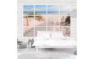 Φωτοταπετσαρία - Window & beach