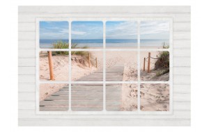 Φωτοταπετσαρία - Window & beach