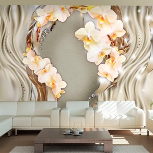 Φωτοταπετσαρία - Wreath of orchids