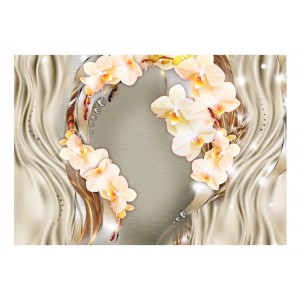 Φωτοταπετσαρία - Wreath of orchids