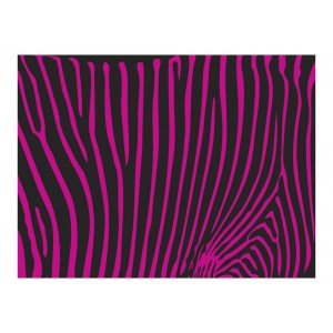Φωτοταπετσαρία - Zebra pattern (violet) 200x154 εκ