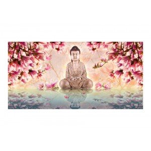 Ταπετσαρία XXL - Buddha and magnolia 550x270 εκ
