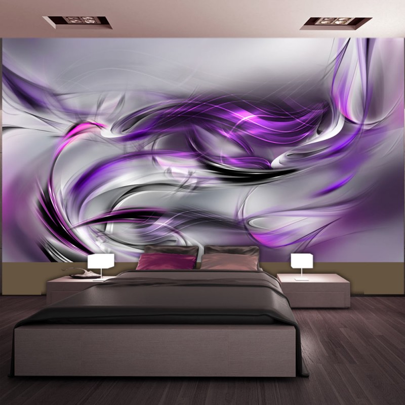 Ταπετσαρία XXL - Purple Swirls II 500x280 εκ