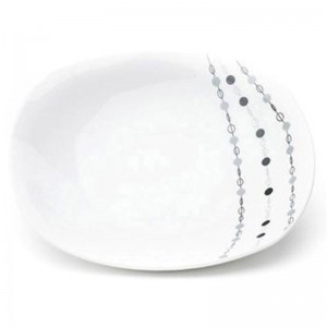 Bracelet πιάτο σούπας σετ έξι τεμαχίων σε λευκό χρώμα από πορσελάνη 23 εκ