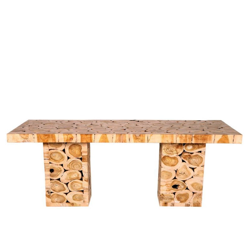 Rustic τραπέζι φαγητού ξύλινο 160x80x78 εκ