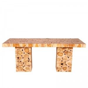 Rustic τραπέζι φαγητού ξύλινο 180x80x78 εκ