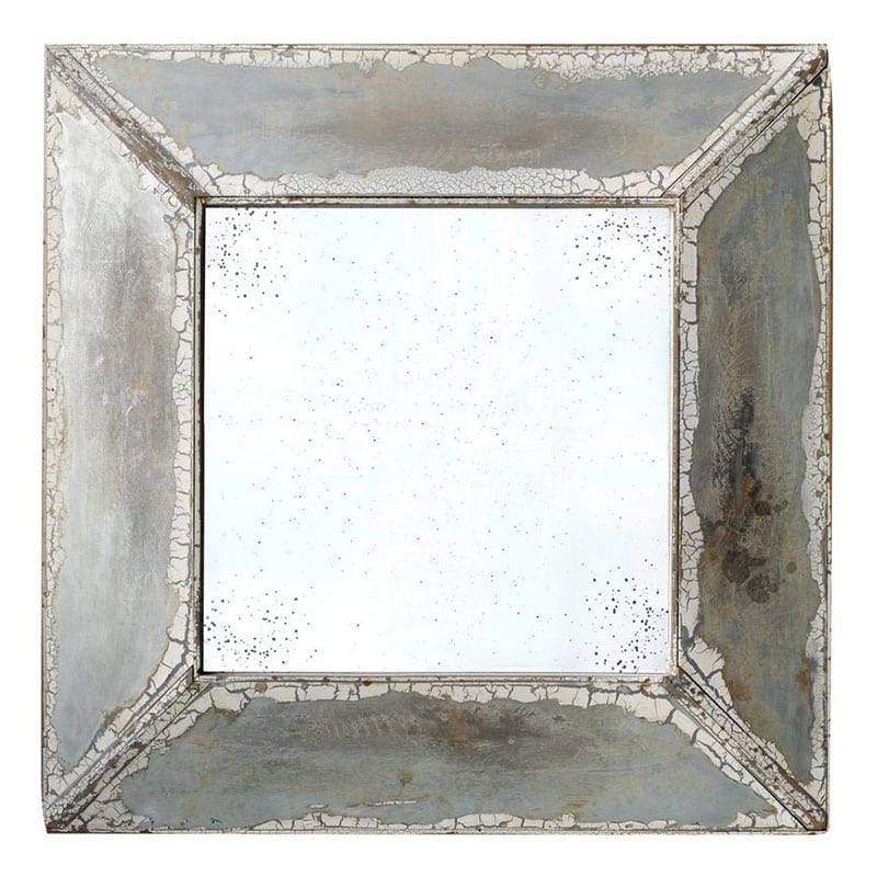 Αντικέ καθρέπτης τοίχου τετράγωνος κρακελέ 81x8x81 εκ