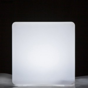 Διακοσμητικό φωτιστικό κύβος λευκό led 60 εκ