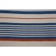Χαλί κιλίμι χειροποίητο με ρίγες κόκκινο μπλε και μπεζ 120x180 εκ