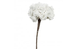 Λουλούδι τεχνητό λευκό pp