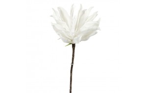 Λουλούδι διακόσμησης σε λευκό χρώμα pp 63 εκ