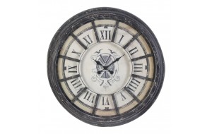 Claef μεταλλικό ρολόι τοίχου vintage 93 εκ 