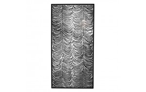 Καθρέπτης διακοσμητικός τοίχου Herero από γυαλί και ξύλο 102x6x203 εκ