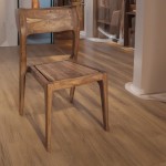 Munggur ξύλινη καρέκλα σε φυσική απόχρωση 47x55x83 εκ