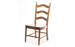 Καρέκλα φαγητού ξύλινη σε καφέ απόχρωση από ακακία  49x51x105 εκ