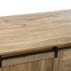 Aatrox ξύλινο τραπεζάκι σαλονιού σε φυσική απόχρωση με δύο συρτάρια και ένα συρόμενο πορτάκι 135x75x45 εκ