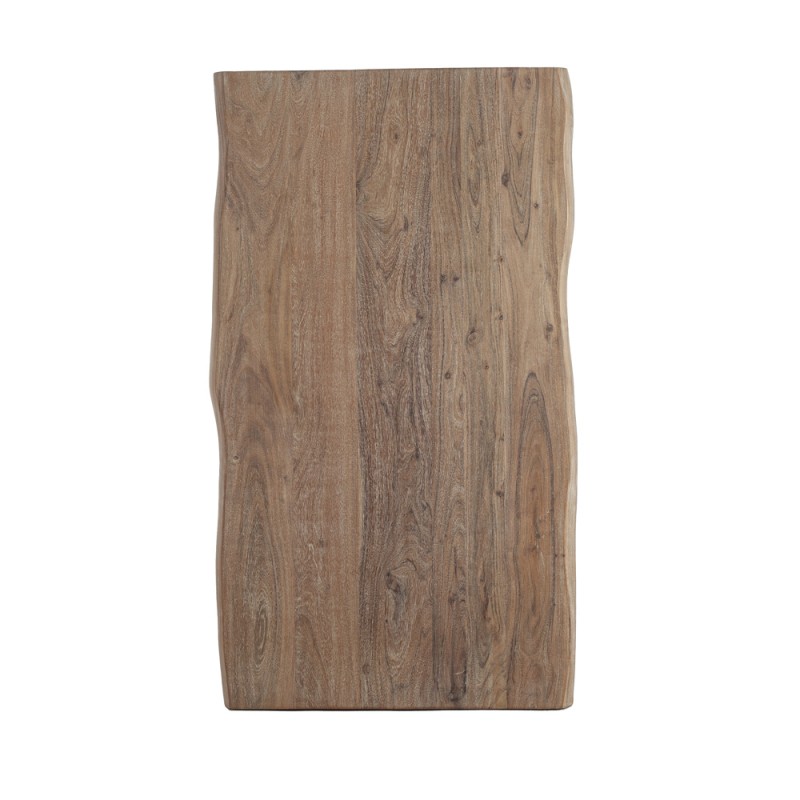Maokai ξύλινο τραπεζάκι σαλονιού σε φυσική απόχρωση με λευκή πατίνα 115x65x45 εκ