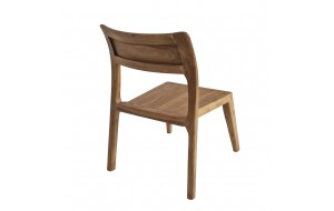 Munggur ξύλινη καρέκλα σε φυσική απόχρωση 46x45x80 εκ