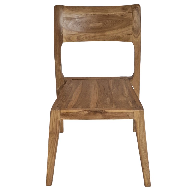 Munggur ξύλινη καρέκλα σε φυσική απόχρωση 46x45x80 εκ Munggur ξύλινη καρέκλα σε φυσική απόχρωση 46x45x80 εκ