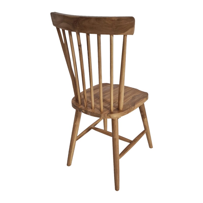 Munggur ξύλινη καρέκλα σε φυσική απόχρωση 51x48x94 εκ
