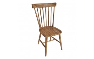 Munggur ξύλινη καρέκλα σε φυσική απόχρωση 51x48x94 εκ