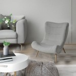 Cloud πολυθρόνα με υφασμάτινη μπουκλέ επένδυση σε μπεζ απόχρωση 97x80x100 εκ
