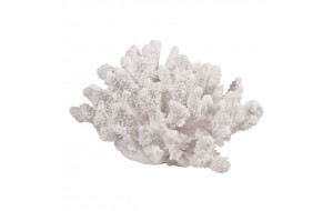 Λευκό διακοσμητικό κοράλλι 21x19x12 εκ